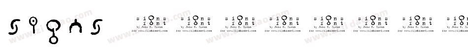 SIGNS (2)字体转换